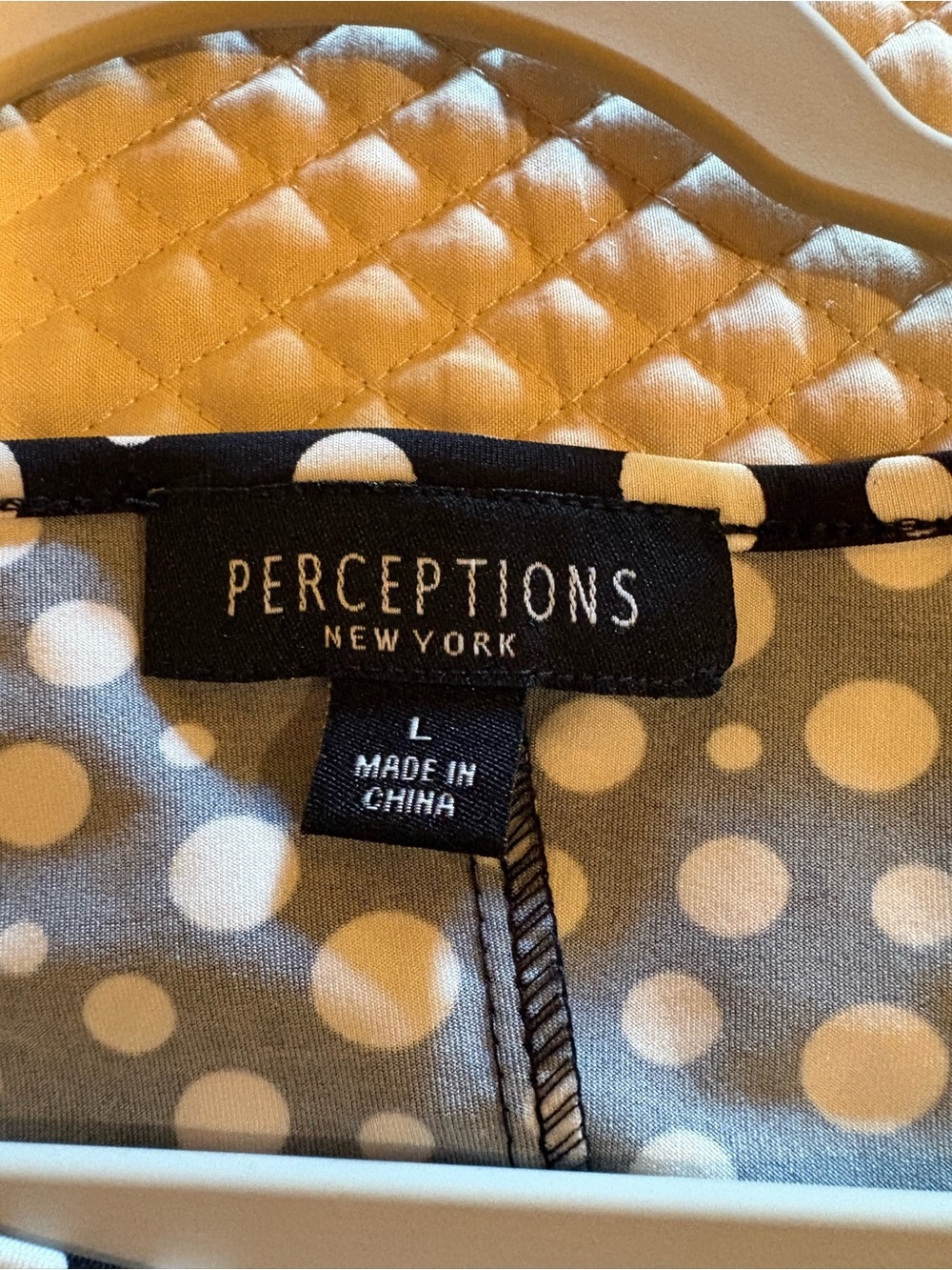 Perceptions New York polka dot midi dress with a tie waist size L NWT - Picture 5 of 11